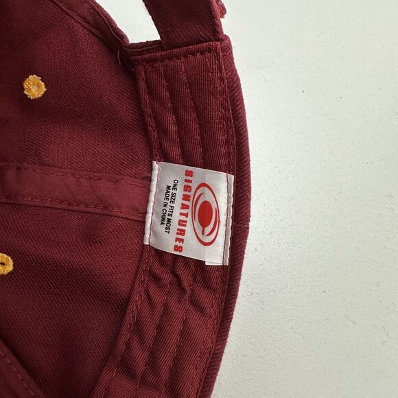 Florida State Seminoles Hat Cap Red Yellow Strapback Adjustable Embroidered - Picture 11 of 12